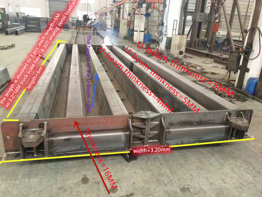 Поддержка OEM 60T 80T 100T 120T 150T 200T Нержавеющая сталь Весы грузовика