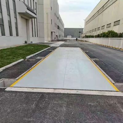 ODM на заказ 60тонный грузовик весовой мост 3 * 15 м электронный цифровой весовой мост